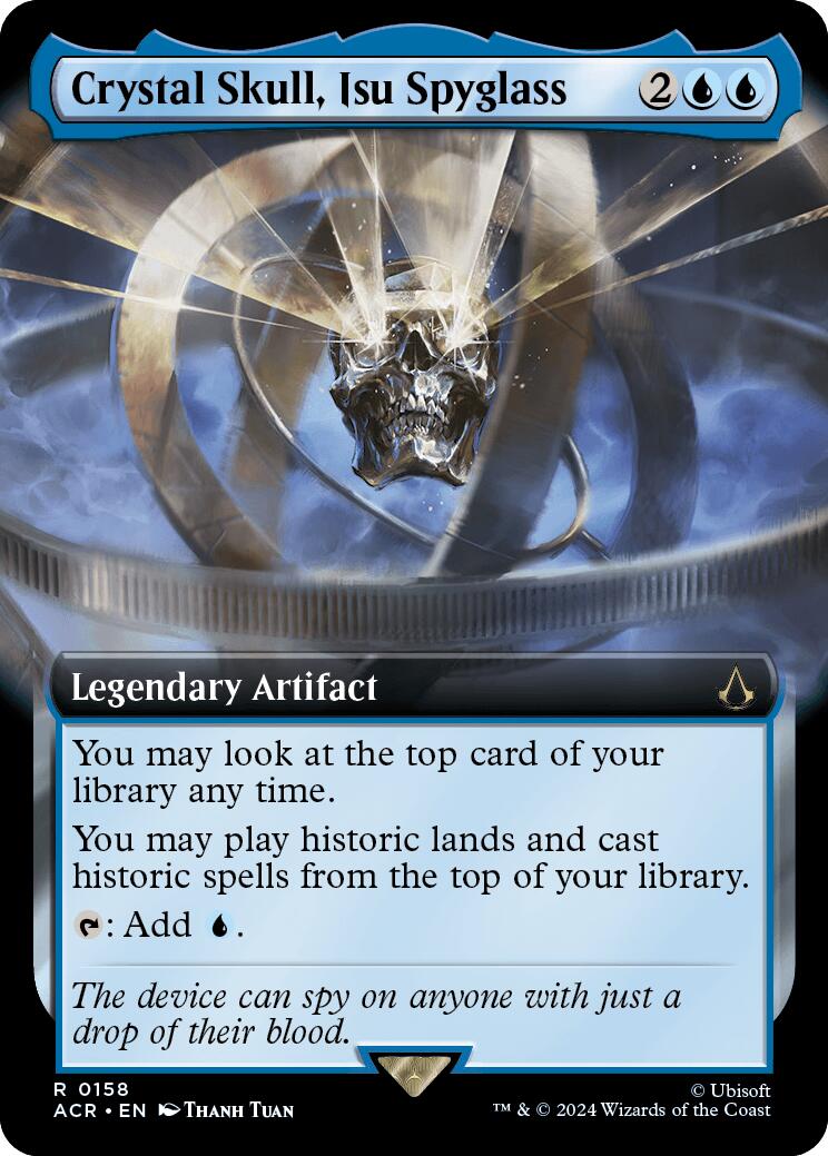 Crystal Skull, Isu Spyglass (Extended Art) [Assassin's Creed] | Card Merchant Takapuna