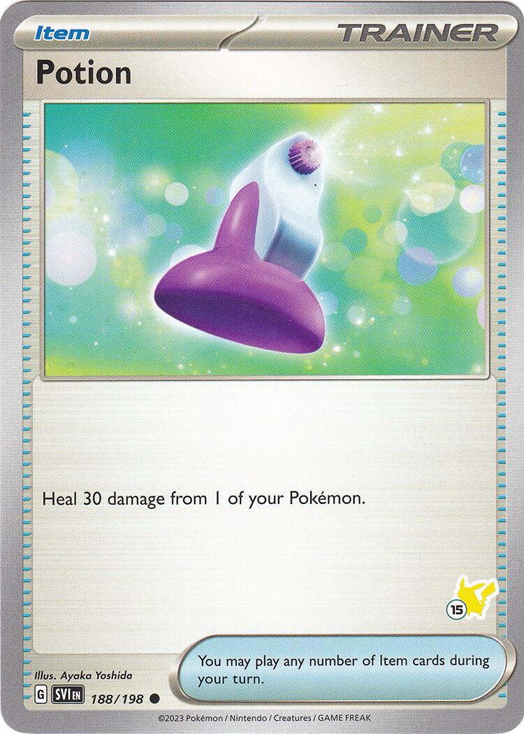 Potion (188/192) (Pikachu Stamp #15) [Battle Academy 2024] | Card Merchant Takapuna