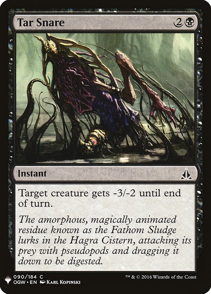 Tar Snare [Mystery Booster] | Card Merchant Takapuna