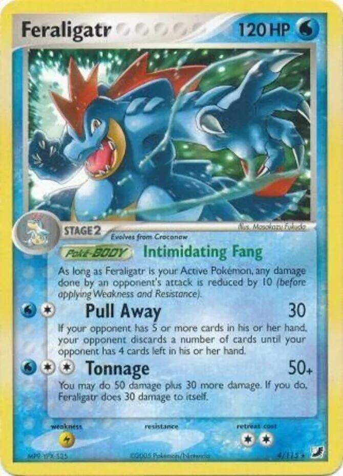 Feraligatr (4/115) (Theme Deck Exclusives) [EX: Unseen Forces] | Card Merchant Takapuna