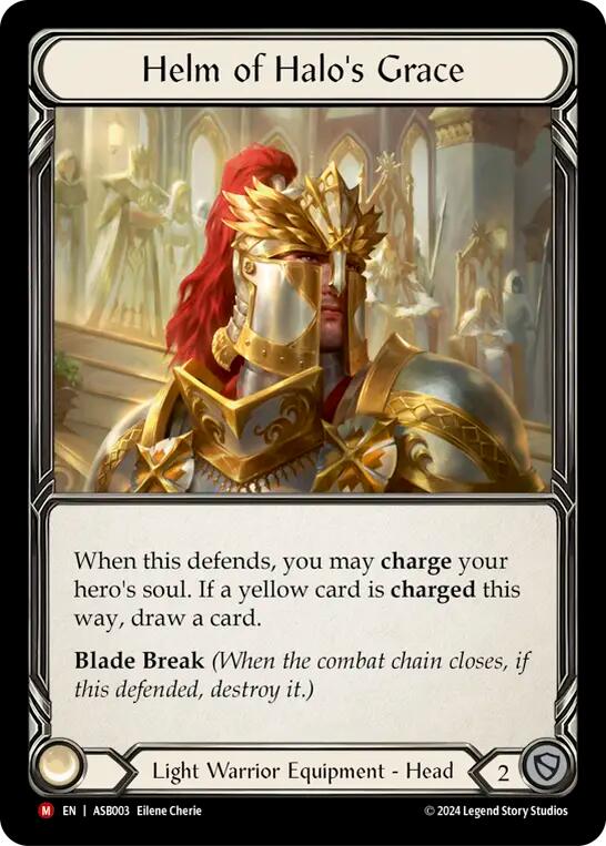 Helm of Halo's Grace [ASB003] (Armory Deck: Boltyn)  Rainbow Foil | Card Merchant Takapuna