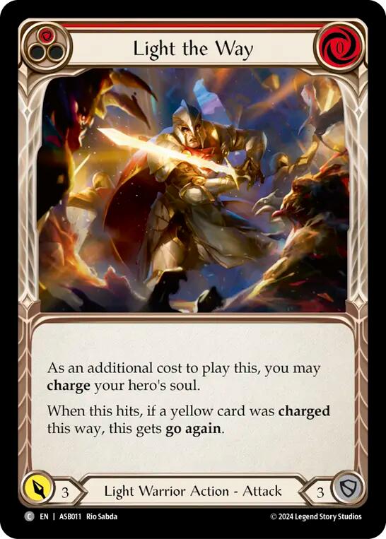 Light the Way (Red) [ASB011] (Armory Deck: Boltyn) | Card Merchant Takapuna