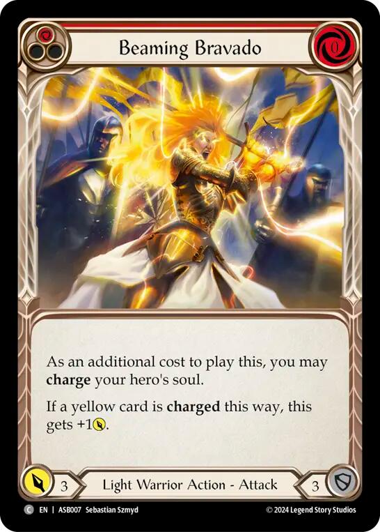 Beaming Bravado (Red) [ASB007] (Armory Deck: Boltyn) | Card Merchant Takapuna