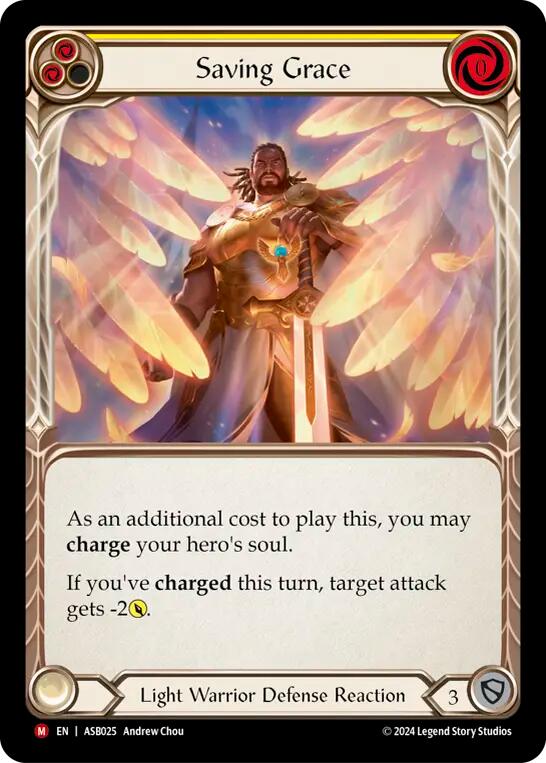 Saving Grace [ASB025] (Armory Deck: Boltyn)  Rainbow Foil | Card Merchant Takapuna
