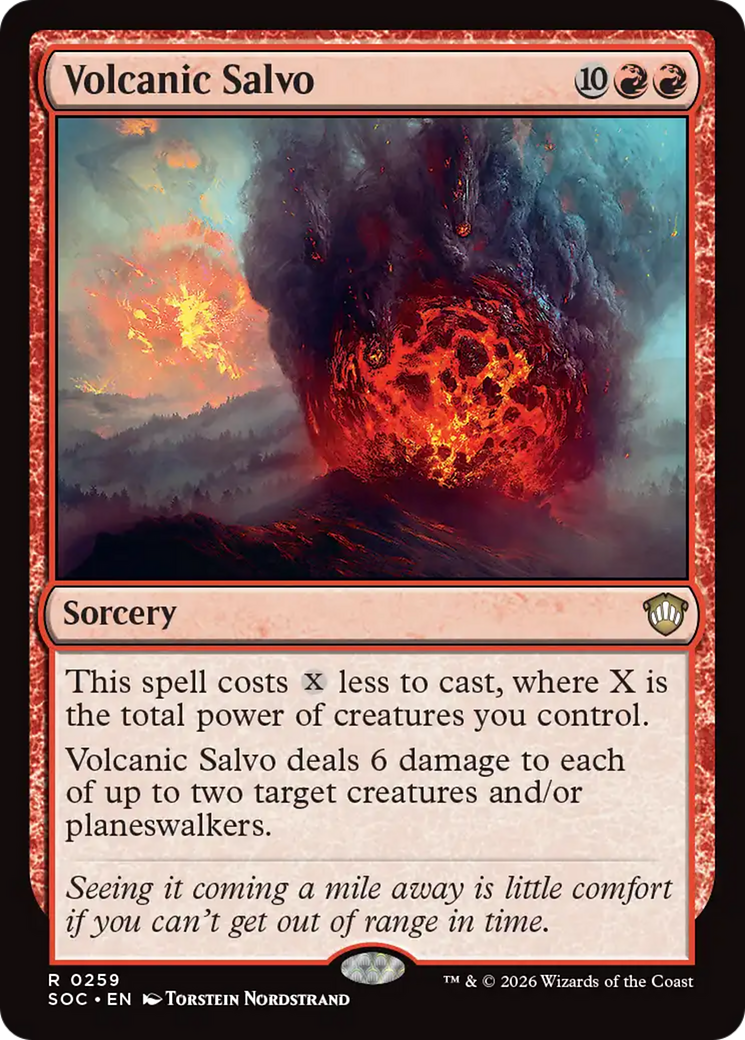 Volcanic Salvo [Secrets of Strixhaven Commander] | Card Merchant Takapuna