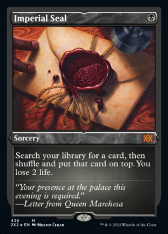 Imperial Seal (Foil Etched) [Double Masters 2022] | Card Merchant Takapuna