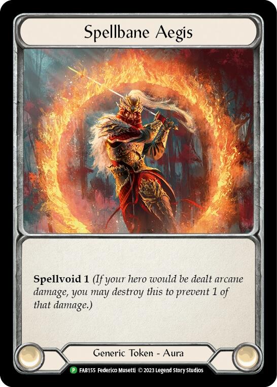 Spellbane Aegis [FAB155] (Promo)  Cold Foil | Card Merchant Takapuna