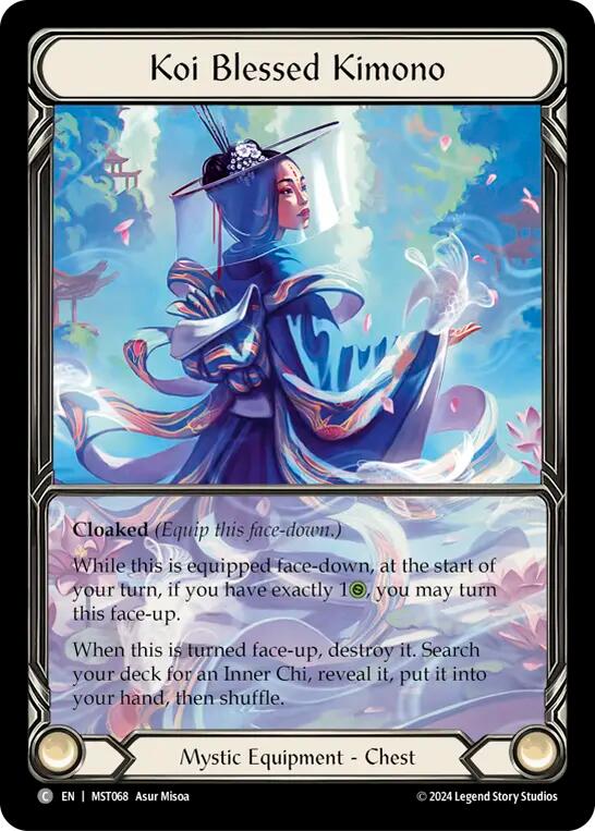 Koi Blessed Kimono (Extended Art) [MST068] (Part the Mistveil)  Cold Foil | Card Merchant Takapuna