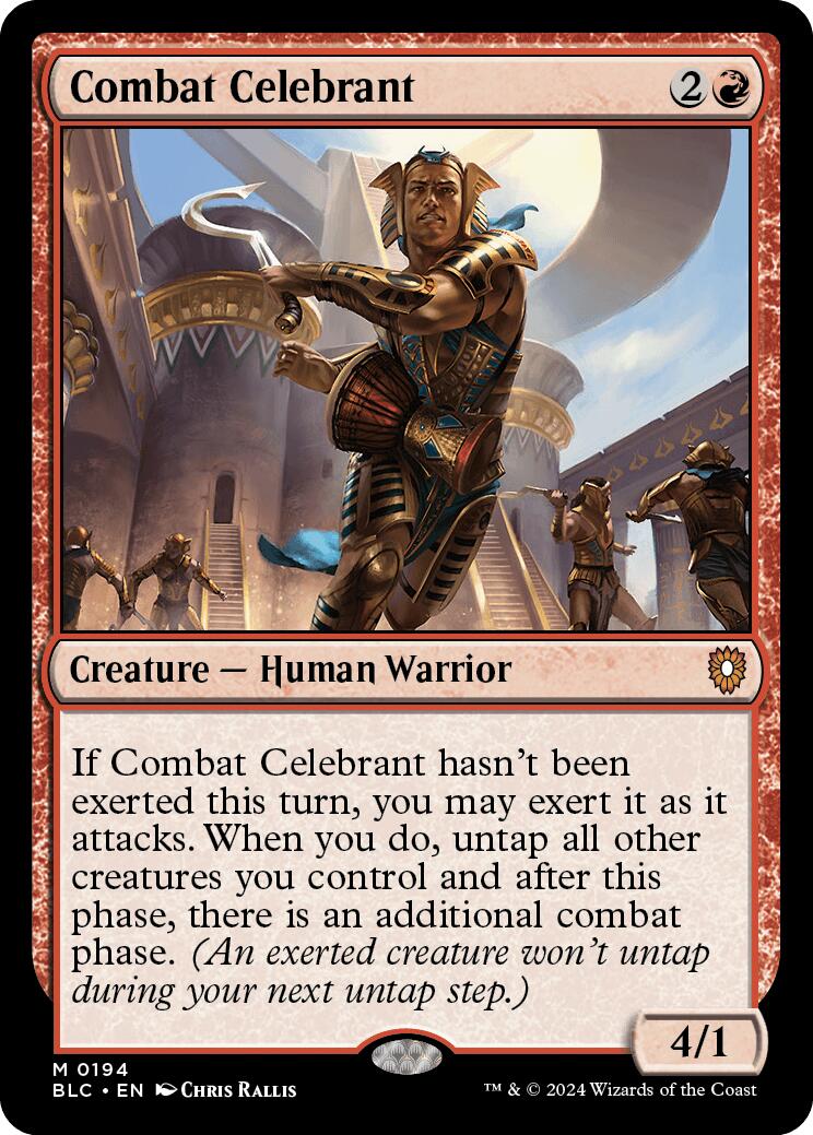 Combat Celebrant [Bloomburrow Commander] | Card Merchant Takapuna