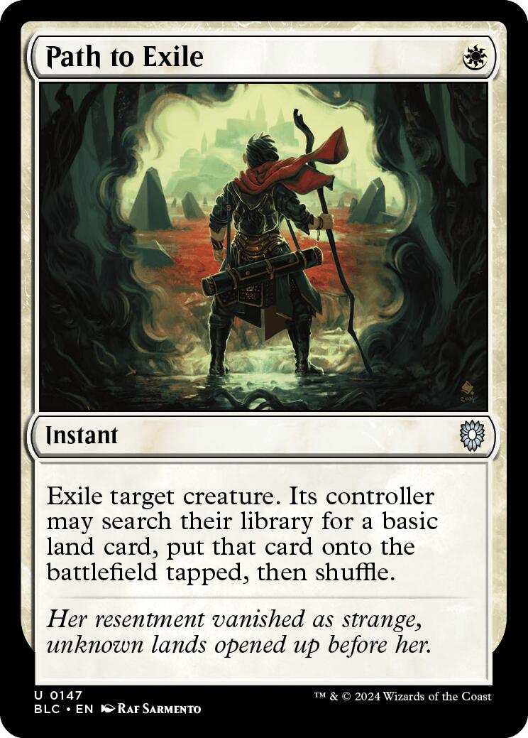 Path to Exile [Bloomburrow Commander] | Card Merchant Takapuna