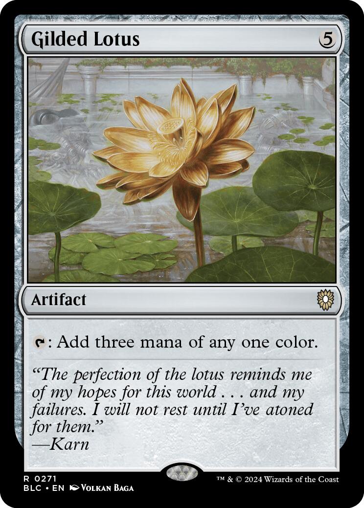 Gilded Lotus [Bloomburrow Commander] | Card Merchant Takapuna