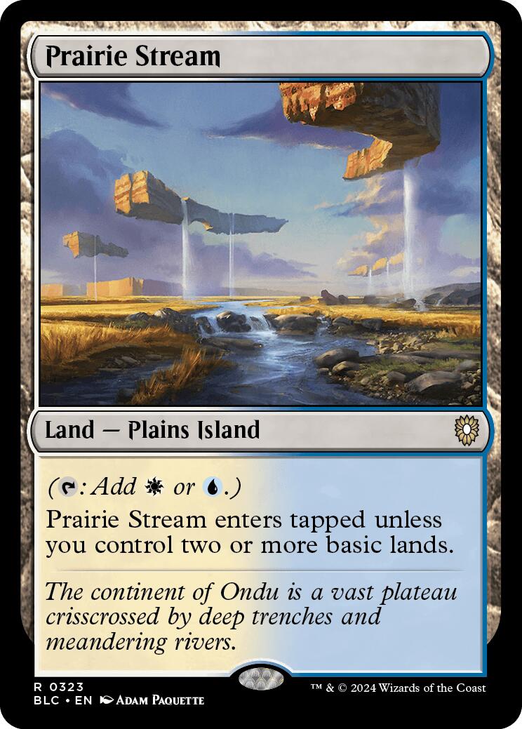 Prairie Stream [Bloomburrow Commander] | Card Merchant Takapuna