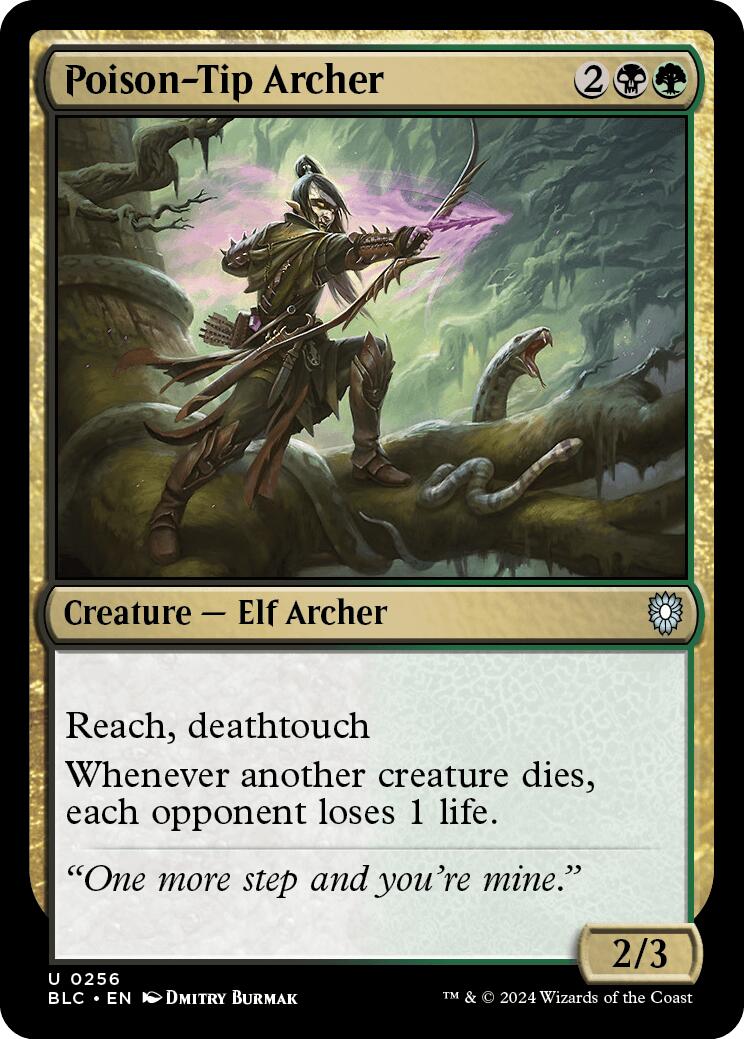 Poison-Tip Archer [Bloomburrow Commander] | Card Merchant Takapuna