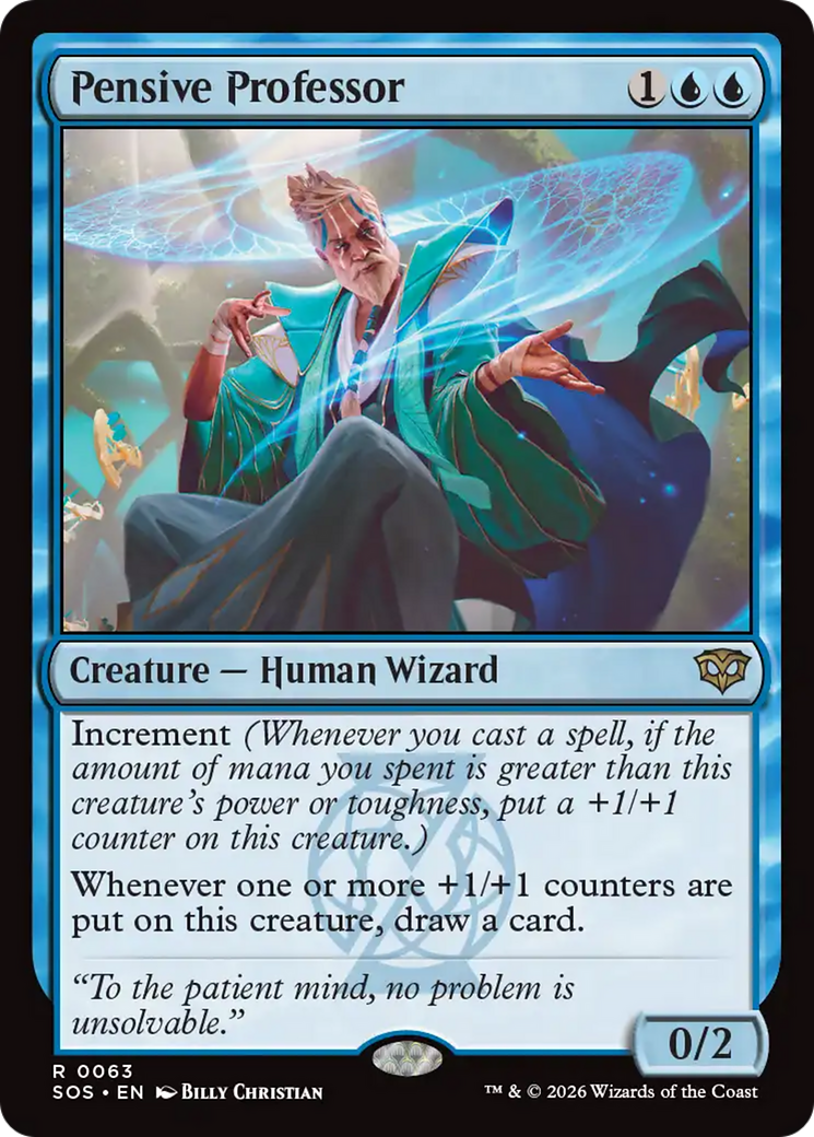 Pensive Professor [Secrets of Strixhaven] | Card Merchant Takapuna