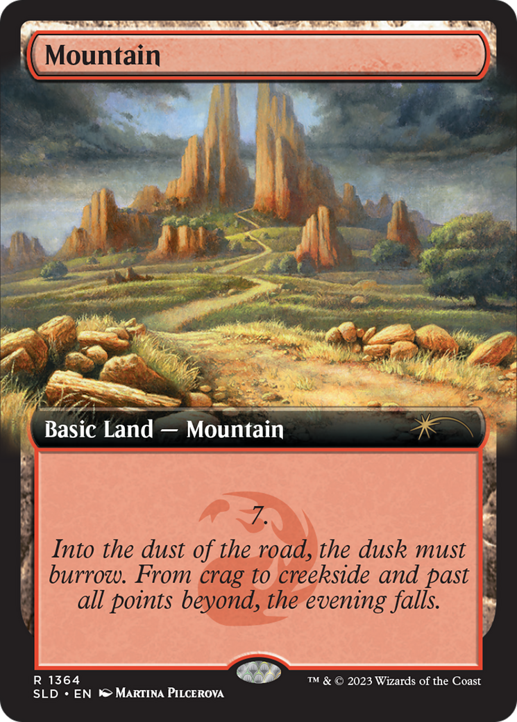 Mountain (1364) [Secret Lair Drop Series] | Card Merchant Takapuna