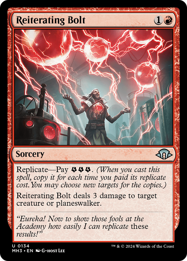 Reiterating Bolt [Modern Horizons 3] | Card Merchant Takapuna