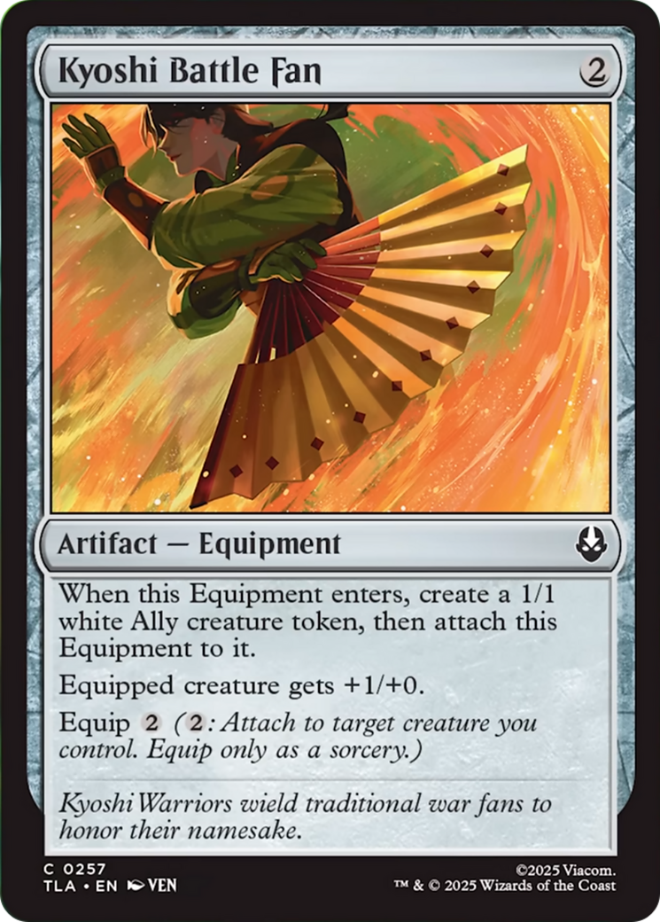 Kyoshi Battle Fan [Avatar: The Last Airbender] | Card Merchant Takapuna