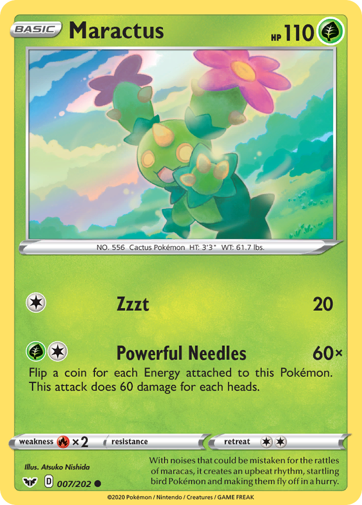 Maractus (007/202) [Sword & Shield: Base Set] | Card Merchant Takapuna