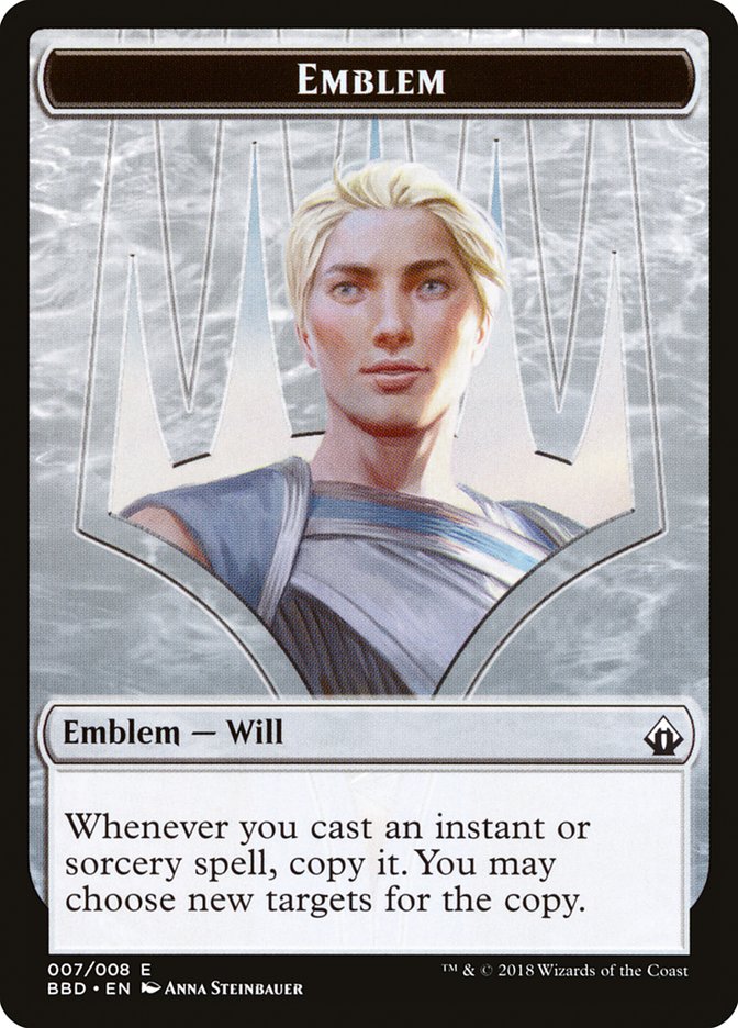 Will Kenrith Emblem [Battlebond Tokens] | Card Merchant Takapuna