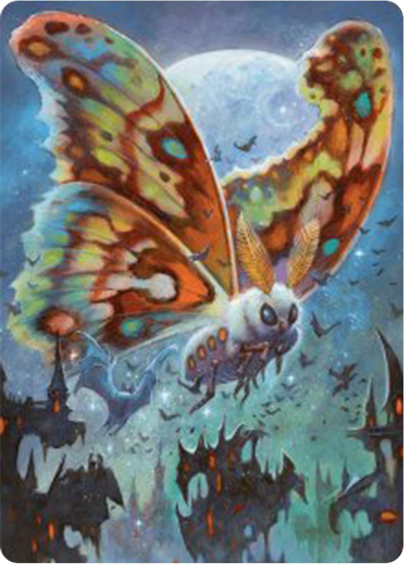 Luminous Broodmoth Art Card [Bloomburrow Art Series] | Card Merchant Takapuna