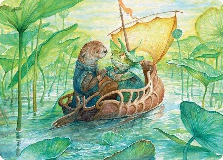 Run Away Together Art Card [Bloomburrow Art Series] | Card Merchant Takapuna