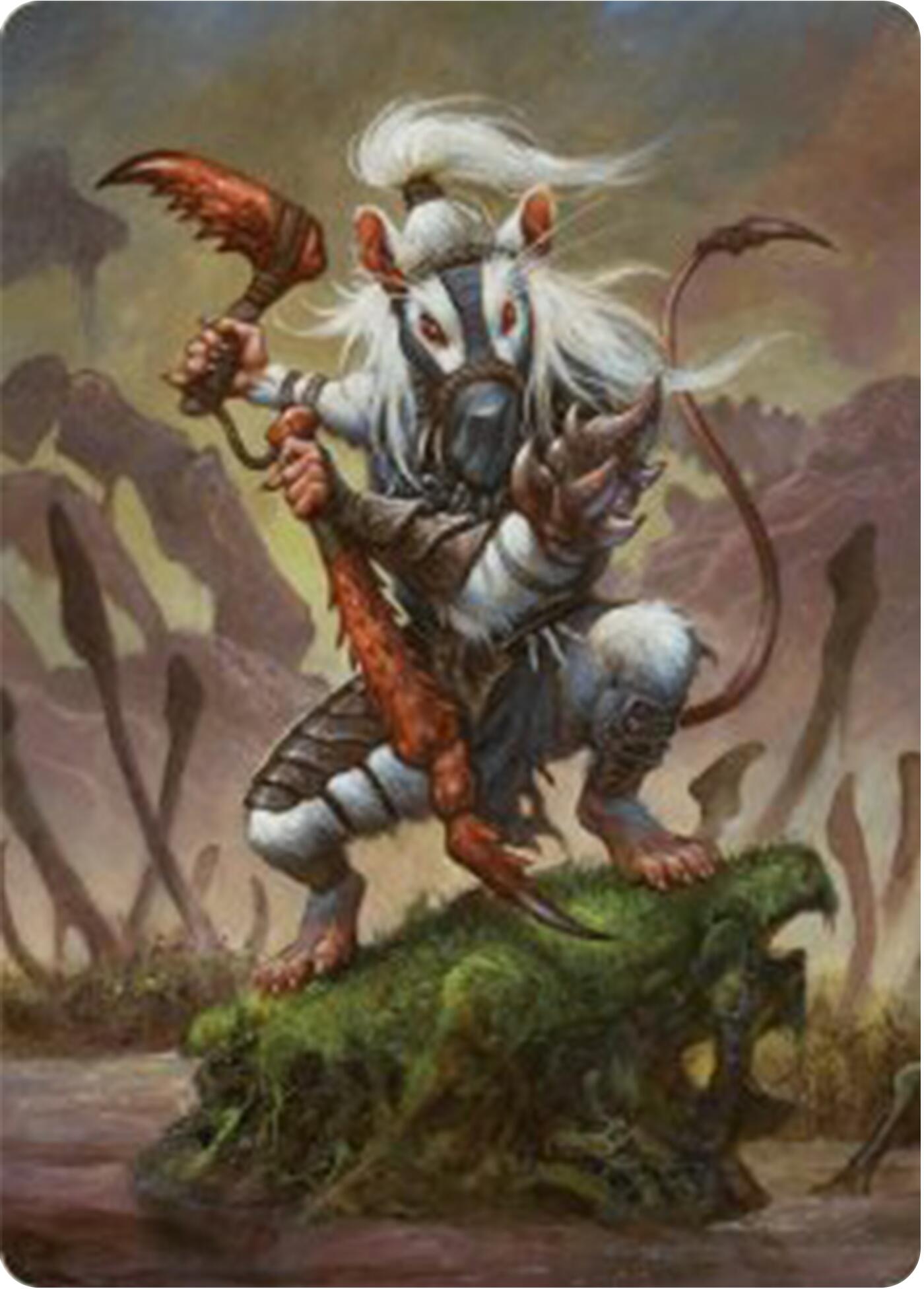 Ink-Eyes, Servant of Oni Art Card [Bloomburrow Art Series] | Card Merchant Takapuna