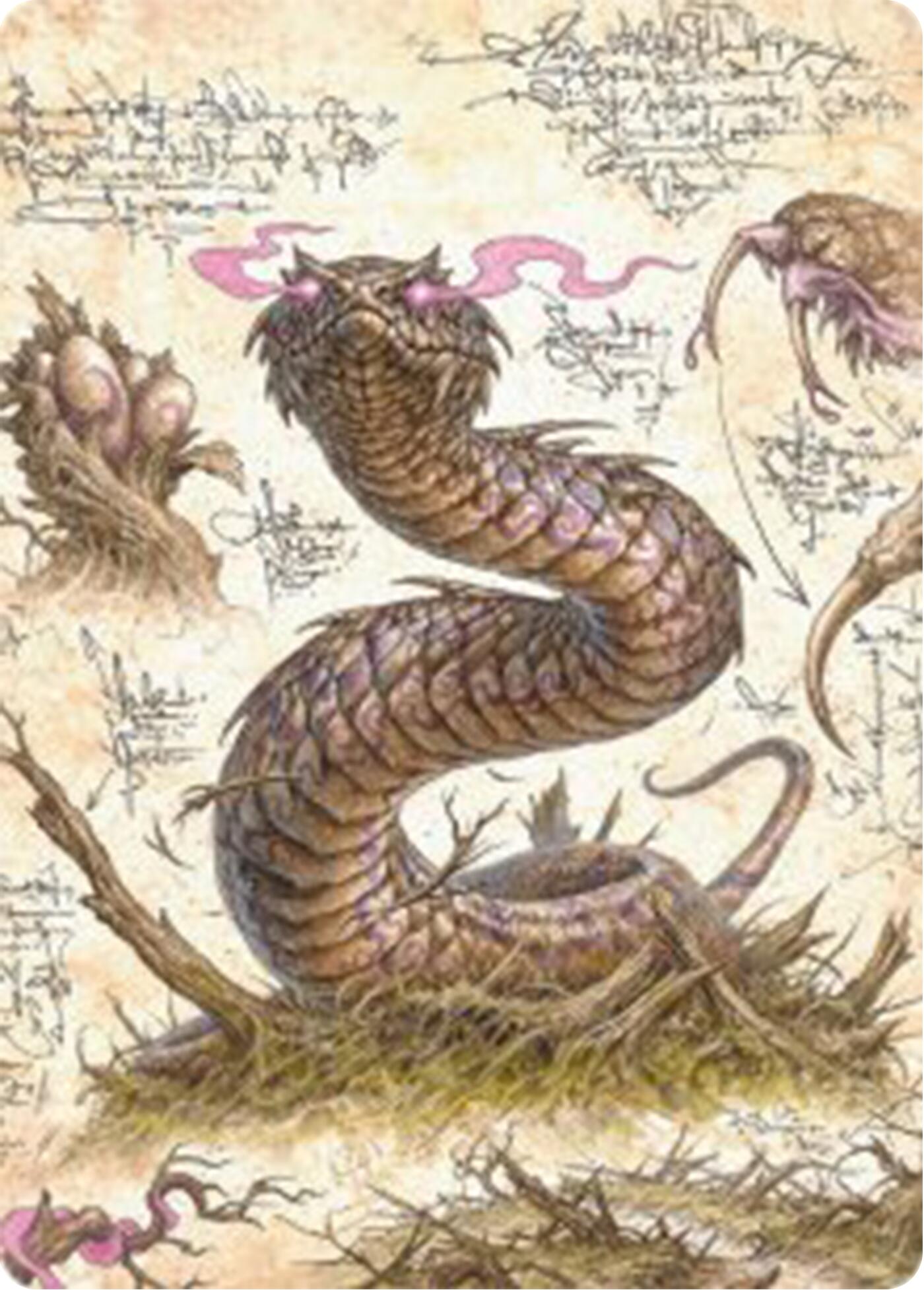 Rottenmouth Viper Art Card [Bloomburrow Art Series] | Card Merchant Takapuna