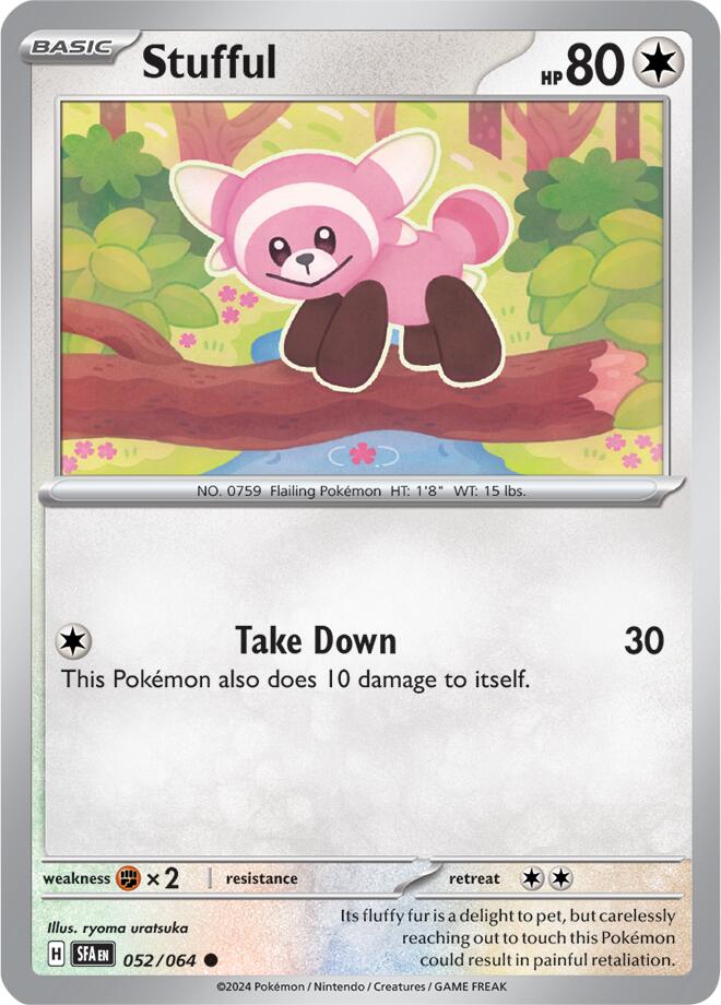 Stufful (052/064) [Scarlet & Violet: Shrouded Fable] | Card Merchant Takapuna
