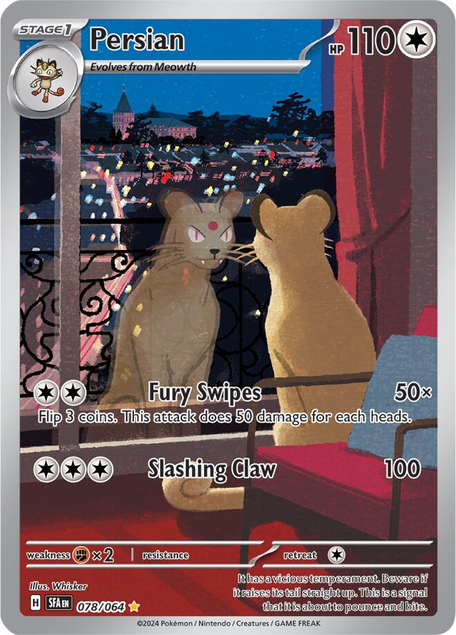 Persian (078/064) [Scarlet & Violet: Shrouded Fable] | Card Merchant Takapuna