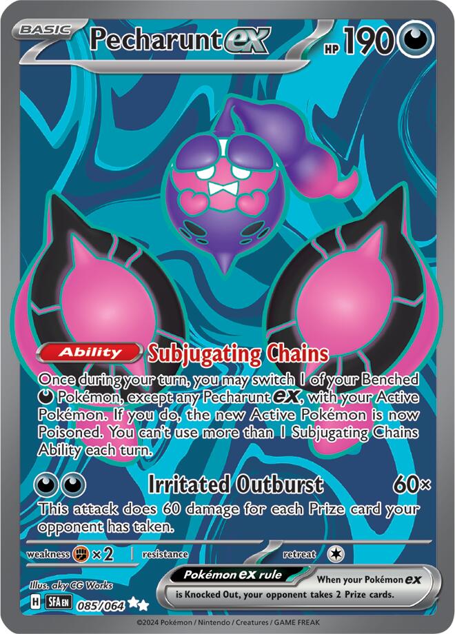 Pecharunt ex (085/064) [Scarlet & Violet: Shrouded Fable] | Card Merchant Takapuna