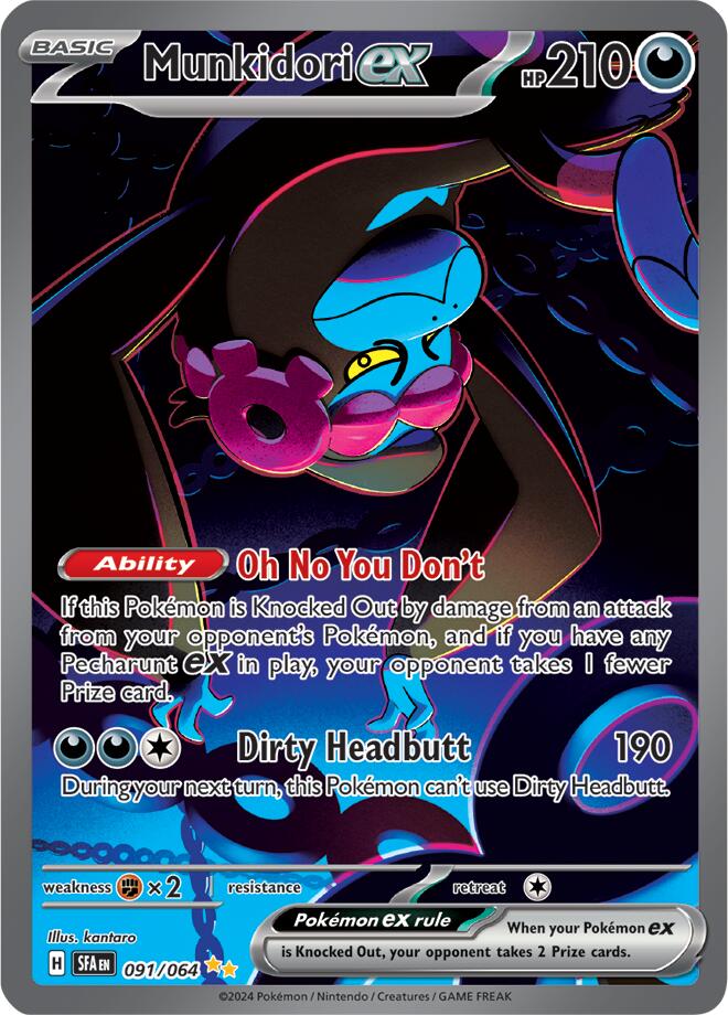 Munkidori ex (091/064) [Scarlet & Violet: Shrouded Fable] | Card Merchant Takapuna