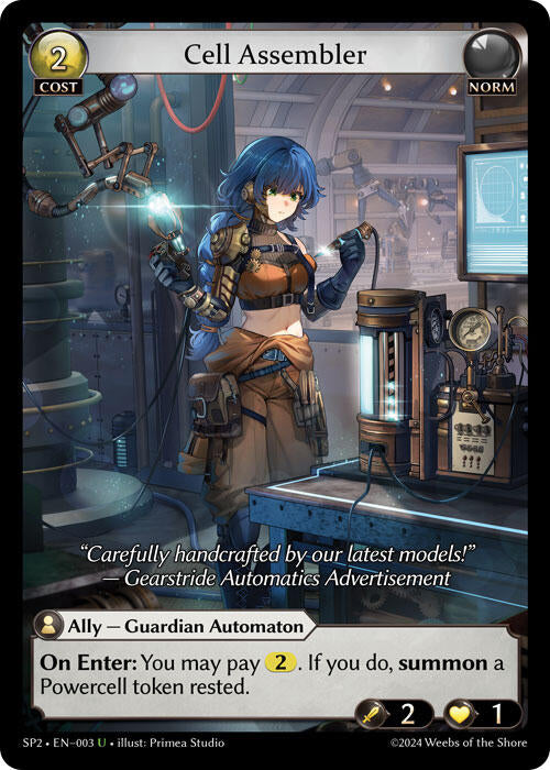 Cell Assembler (003) [Supporter Pack 2] | Card Merchant Takapuna