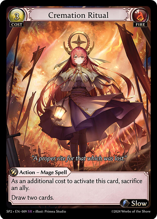 Cremation Ritual (009) [Supporter Pack 2] | Card Merchant Takapuna