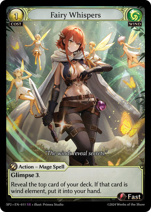 Fairy Whispers (011) [Supporter Pack 2] | Card Merchant Takapuna