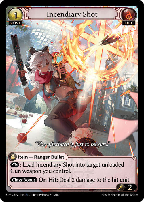 Incendiary Shot (014) [Supporter Pack 2] | Card Merchant Takapuna