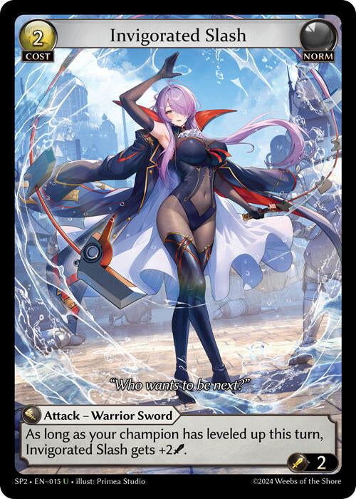 Invigorated Slash (015) [Supporter Pack 2] | Card Merchant Takapuna