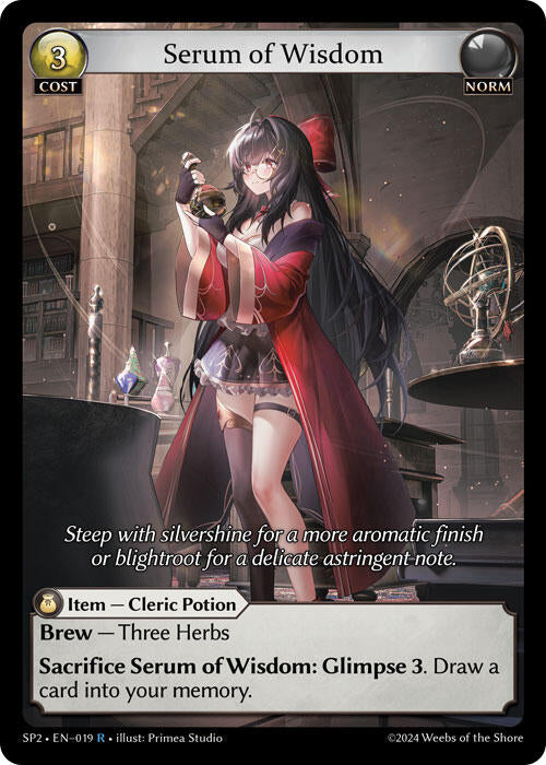 Serum of Wisdom (019) [Supporter Pack 2] | Card Merchant Takapuna