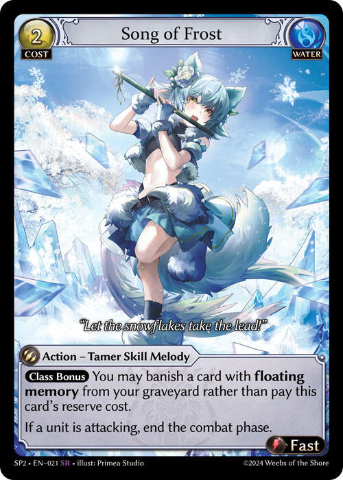 Song of Frost (021) [Supporter Pack 2] | Card Merchant Takapuna