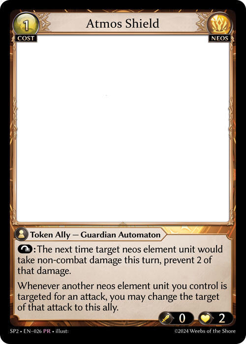 Atmos Shield (026) [Supporter Pack 2] | Card Merchant Takapuna