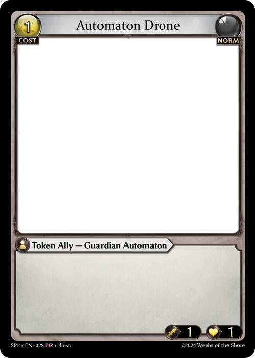 Automaton Drone (028) [Supporter Pack 2] | Card Merchant Takapuna