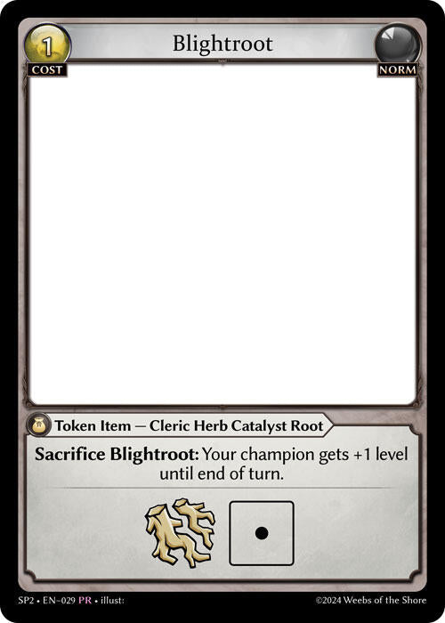 Blightroot (029) [Supporter Pack 2] | Card Merchant Takapuna