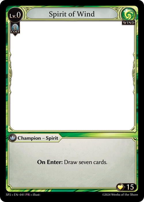 Spirit of Wind (041) [Supporter Pack 2] | Card Merchant Takapuna