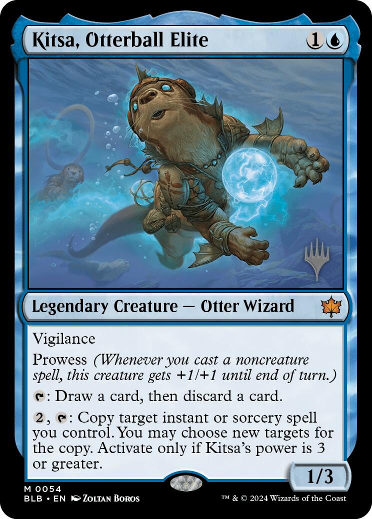 Kitsa, Otterball Elite (Promo Pack) [Bloomburrow Promos] | Card Merchant Takapuna