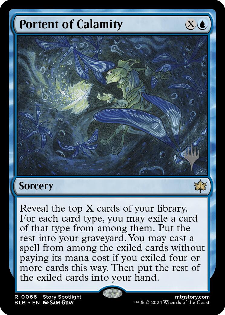 Portent of Calamity (Promo Pack) [Bloomburrow Promos] | Card Merchant Takapuna
