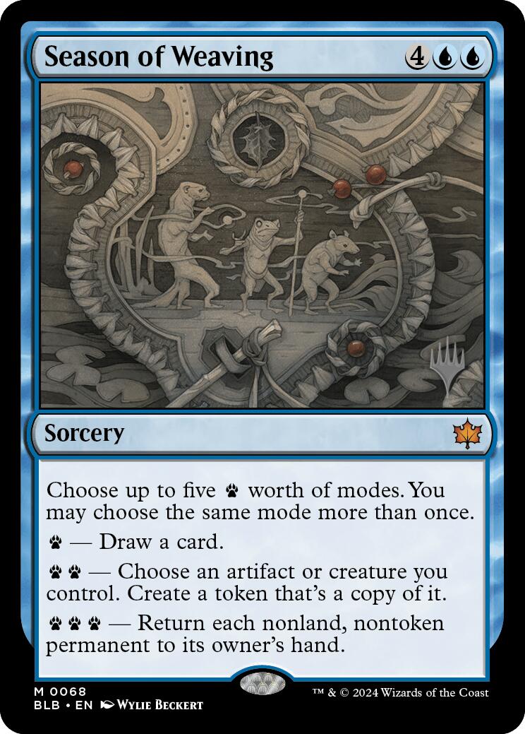 Season of Weaving (Promo Pack) [Bloomburrow Promos] | Card Merchant Takapuna