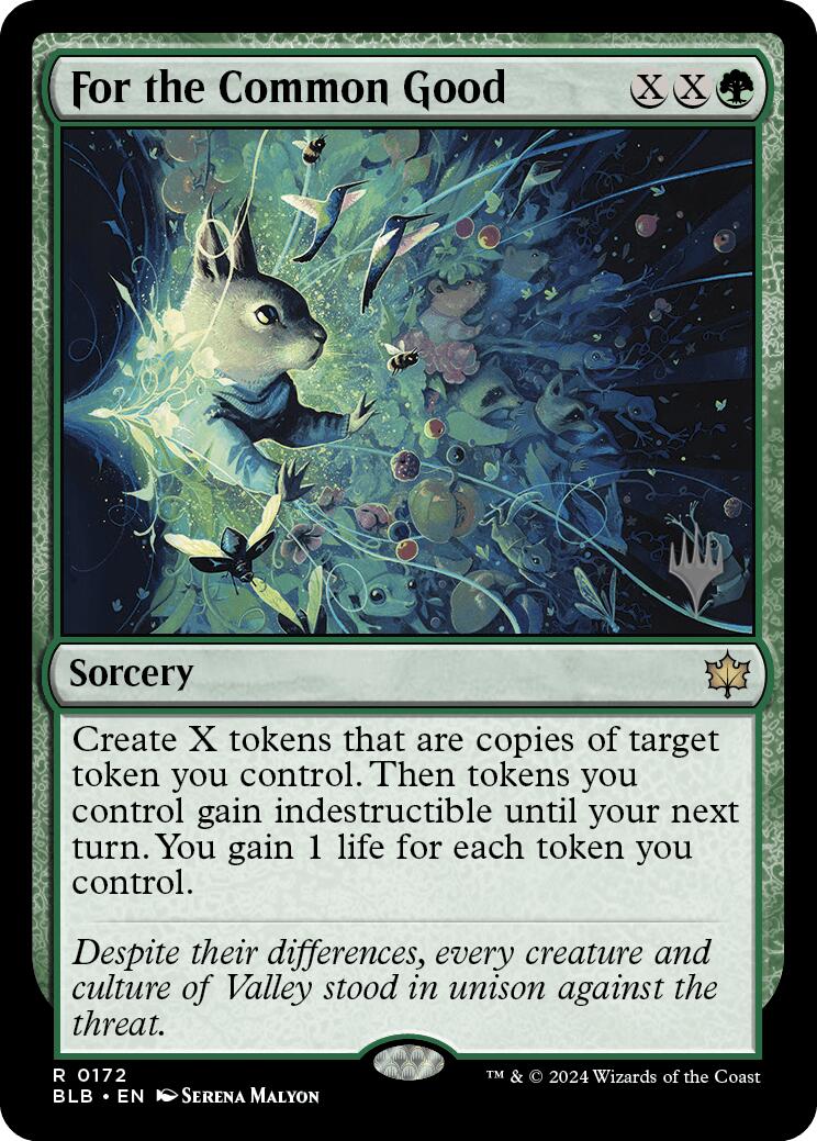 For the Common Good (Promo Pack) [Bloomburrow Promos] | Card Merchant Takapuna