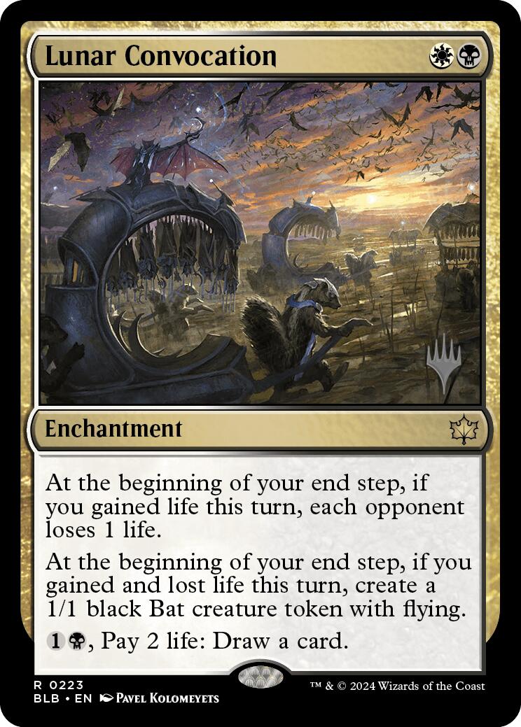 Lunar Convocation (Promo Pack) [Bloomburrow Promos] | Card Merchant Takapuna
