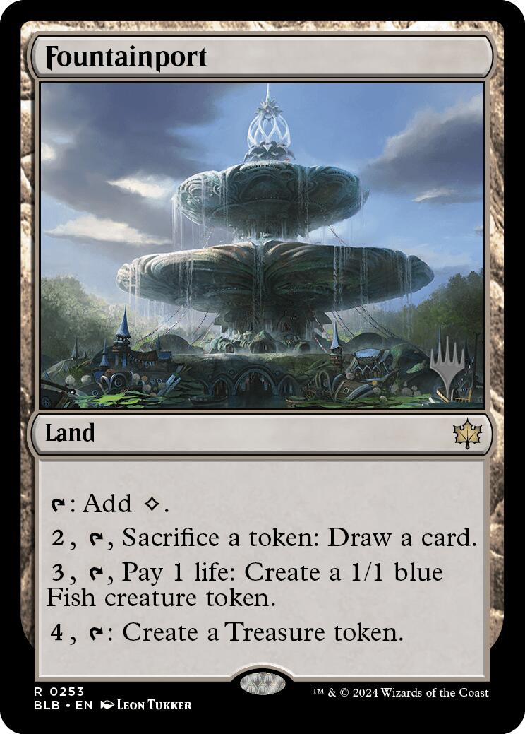 Fountainport (Promo Pack) [Bloomburrow Promos] | Card Merchant Takapuna