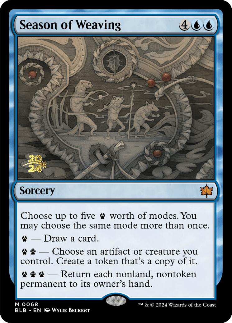 Season of Weaving [Bloomburrow Prerelease Promos] | Card Merchant Takapuna