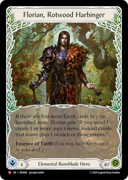 Florian, Rotwood Harbinger [ROS001] (Rosetta) | Card Merchant Takapuna
